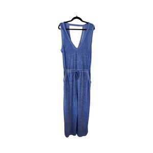 BECCA by Rebecca Virtue Blue Sleeveless Jumpsuit Size Large NWT